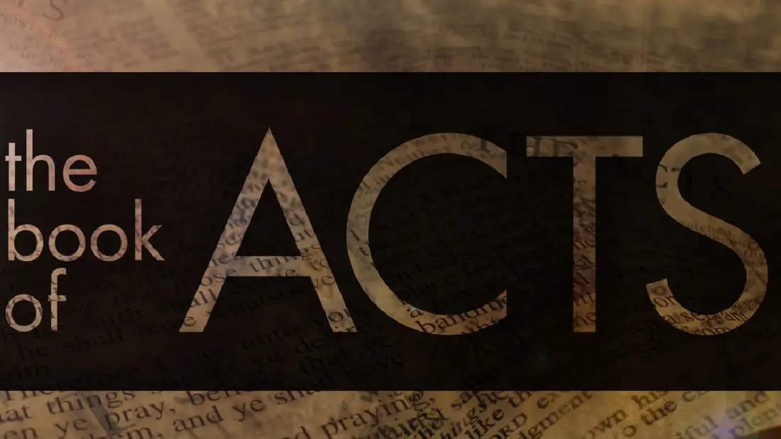 Acts sermon series artwork
