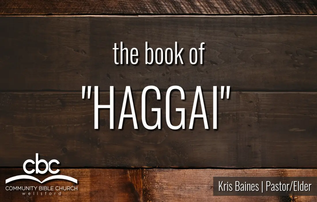 Haggai sermon series artwork