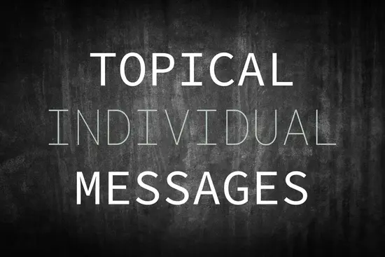 Topical Individual Messages artwork
